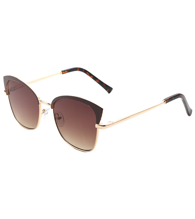 Women's Fashion Oversized Cateye Sunglasses with Enamel