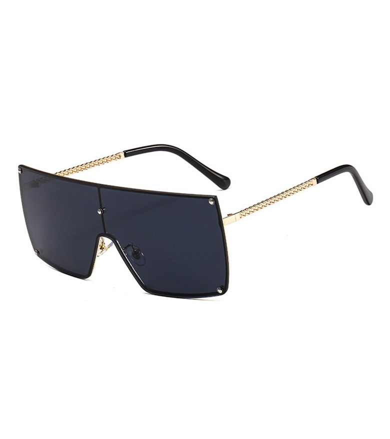 Rimless Shield Fashion Sunglasses