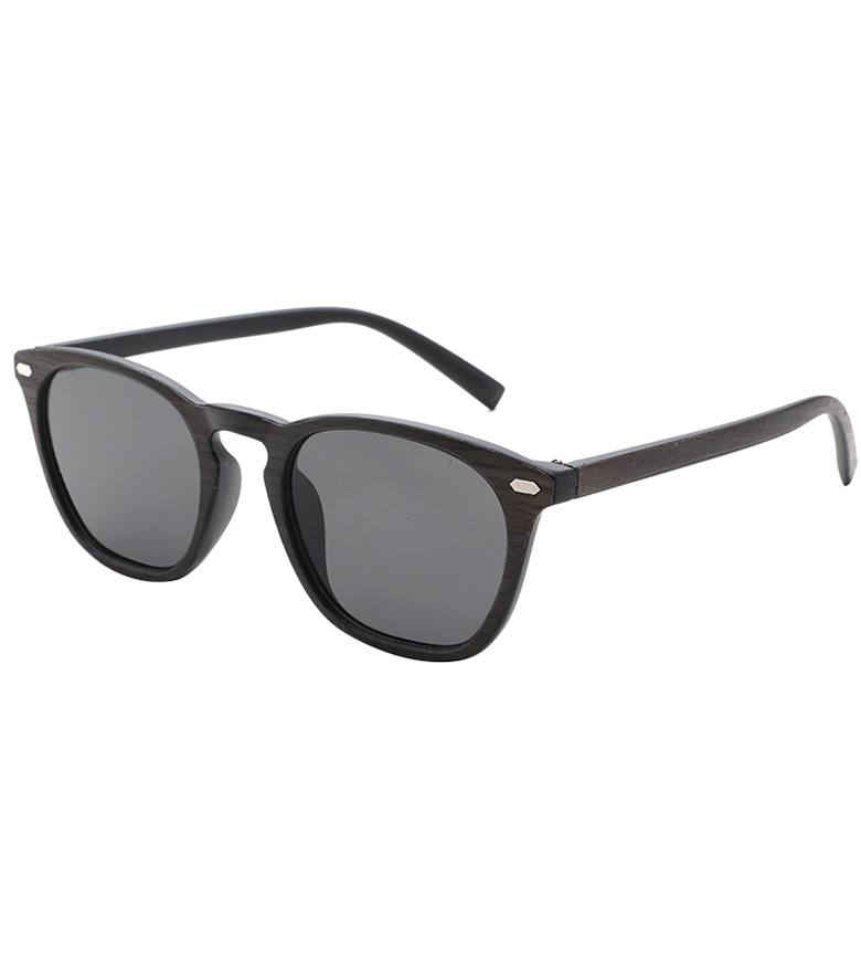 PC Material Wooden Finished Men's Sunglasses