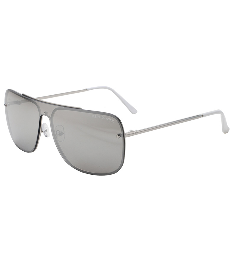 Rimless Men's Shield Suglasses