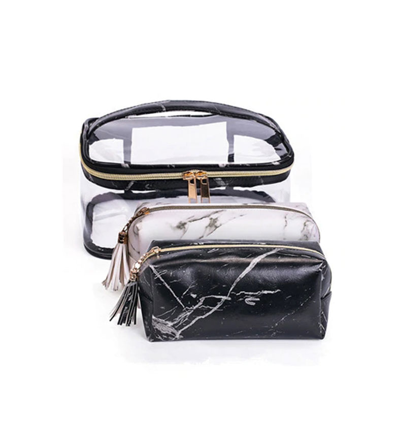 Marble Waterproof Cosmetic Bag