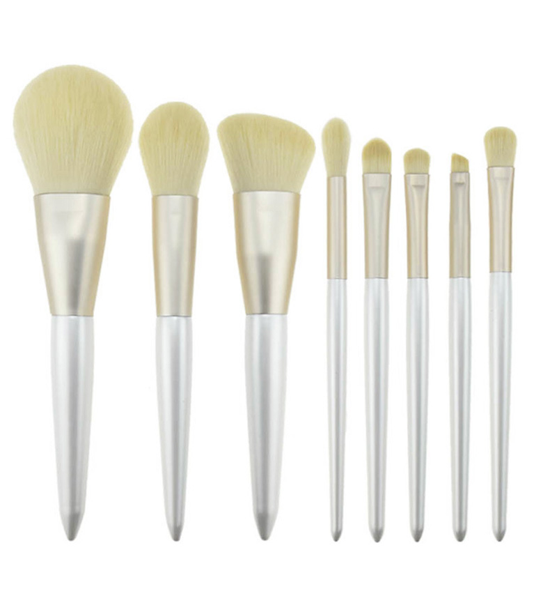 White Wooden Makeup Make Up Blending Brush
